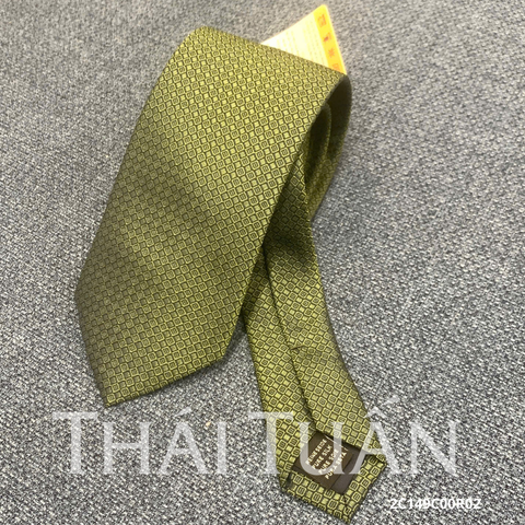 Cravat Dệt Hoa Văn 3D Màu Xanh Lá 2C149C00R02