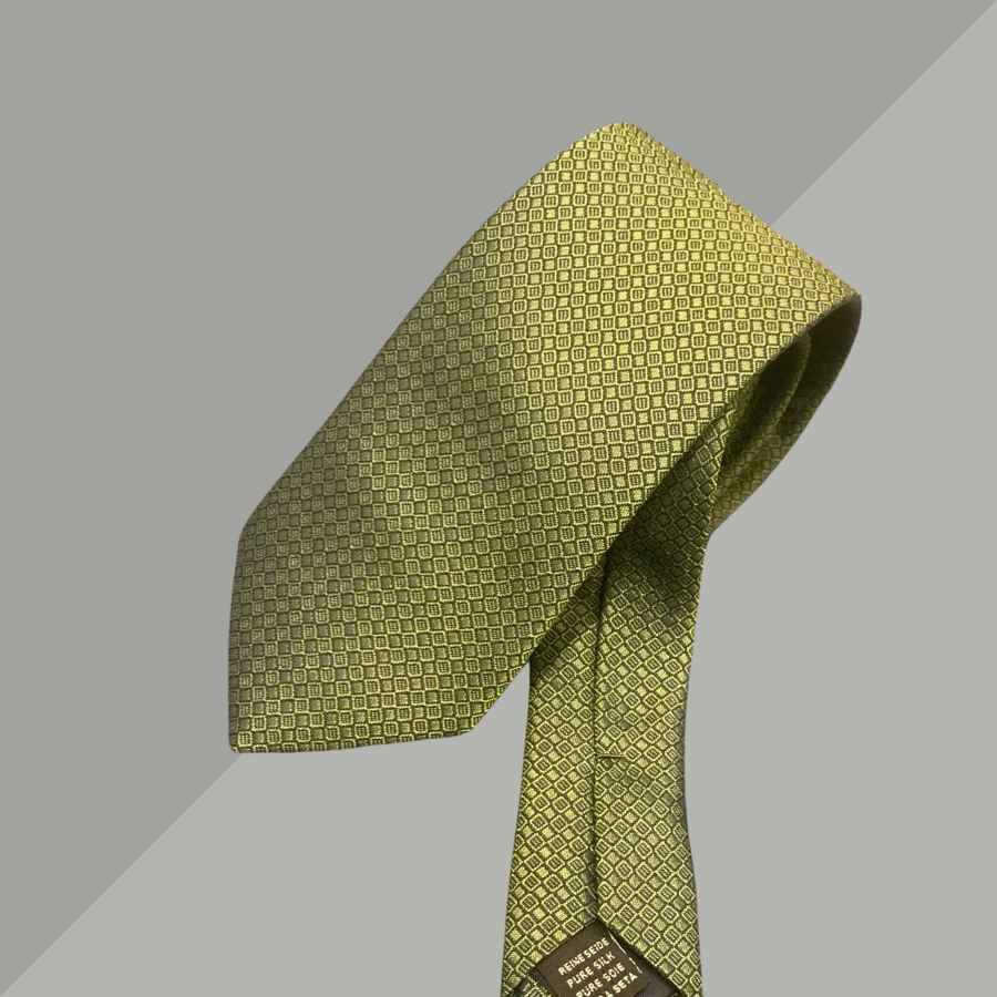 Cravat Dệt Hoa Văn 3D Màu Xanh Lá 2C149C00R02