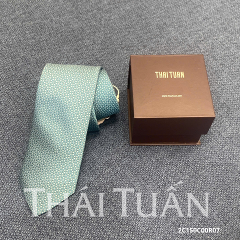 Cravat Dệt Hoa Văn 3D Màu Xanh Ngọc 2C150C00R07