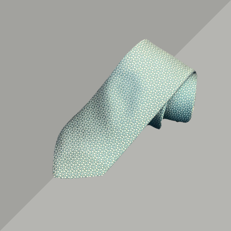 Cravat Dệt Hoa Văn 3D Màu Xanh Ngọc 2C150C00R07