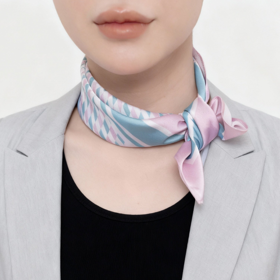 Khăn Choàng Vuông Cao Cấp 1 Lớp 45x45cm 2S06LB45F01B