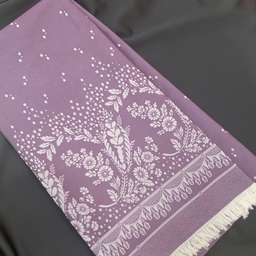 2S09LAC3R Khăn Choàng Chất Liệu Gấm 1 Lớp (Nhiều Màu)