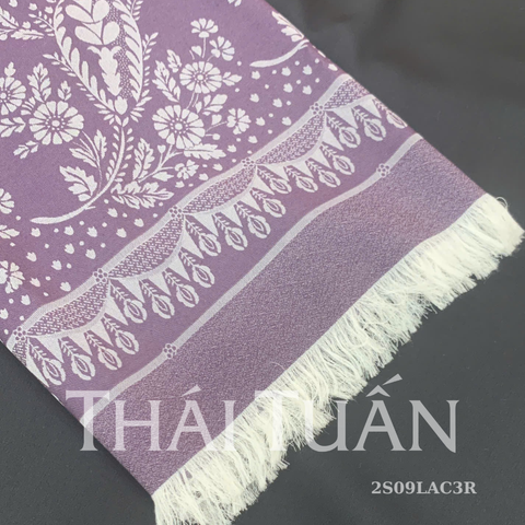 2S09LAC3R Khăn Choàng Chất Liệu Gấm 1 Lớp (Nhiều Màu)