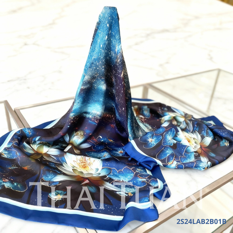 Khăn Choàng Chữ Nhật 2 Lớp 55x180cm 2S24LAB2B01