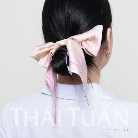 Khăn Choàng Nơ Chữ Nhật Cao Cấp 1 Lớp 12x88cm 2S32KBG1