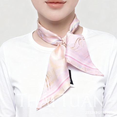 Khăn Choàng Nơ Chữ Nhật Cao Cấp 1 Lớp 12x88cm 2S32KBG1