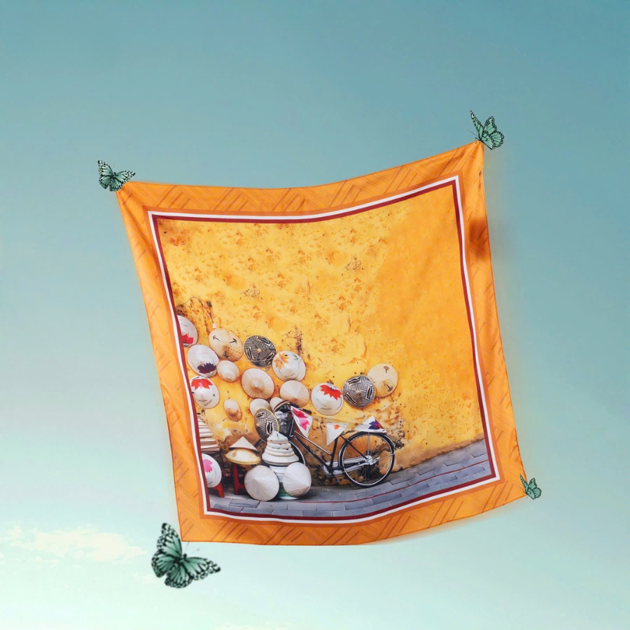 Khăn Choàng Vuông 1 Lớp 75x75cm 2S37JA75