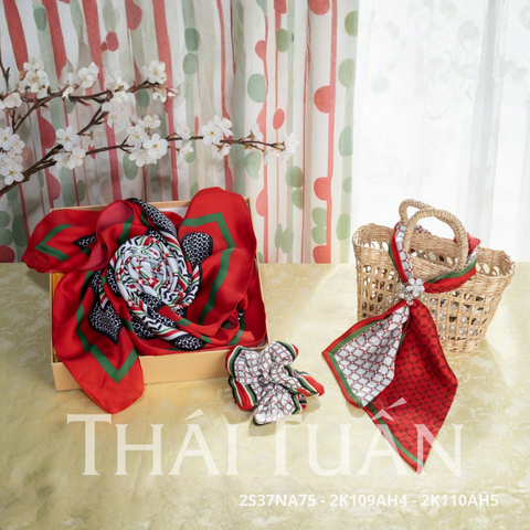 Combo Khăn Choàng Cao Cấp Thái Tuấn 2S37NA75
