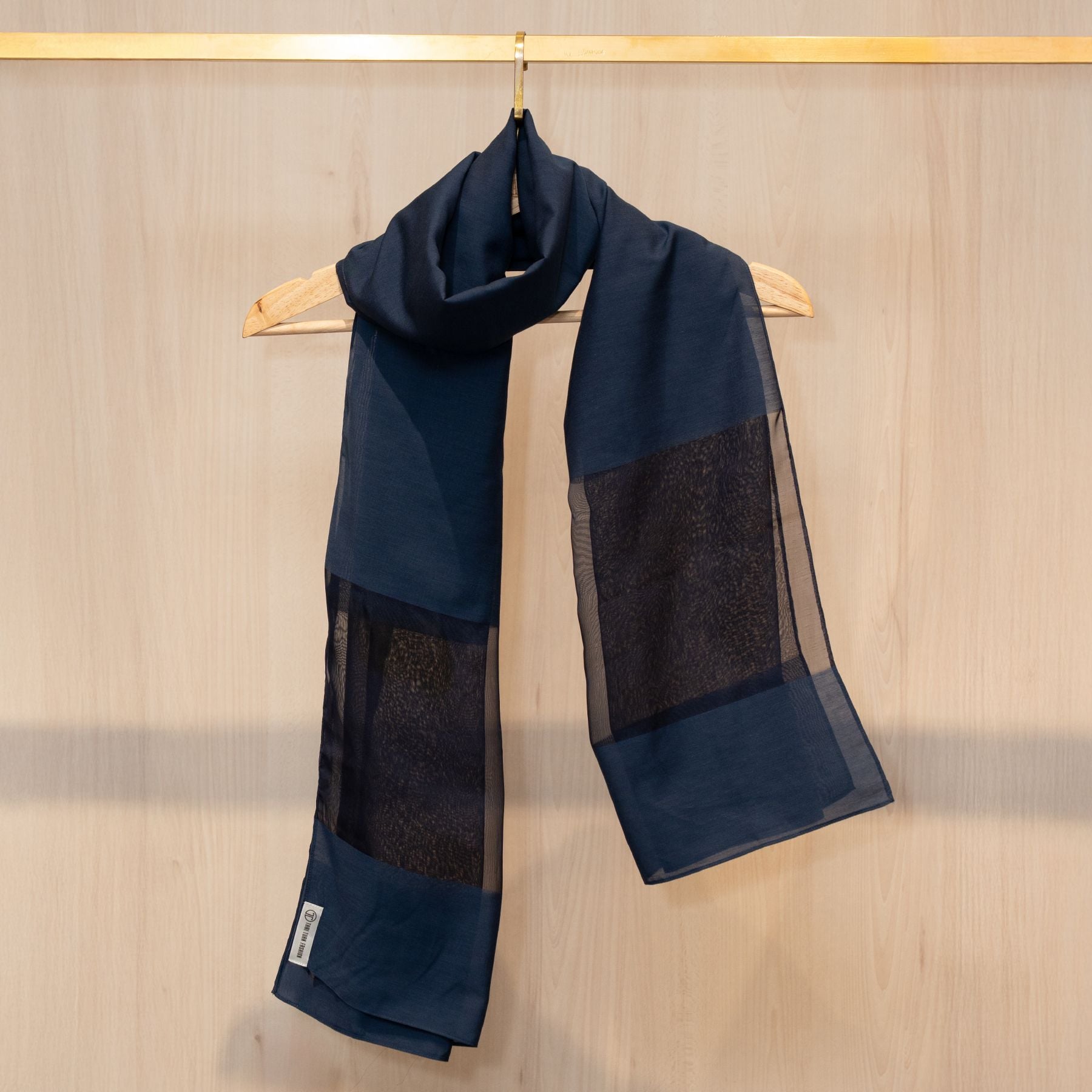 2S43KAC3R01B Khăn Choàng Chữ Nhật Cao Cấp 1 Lớp 75x180 cm