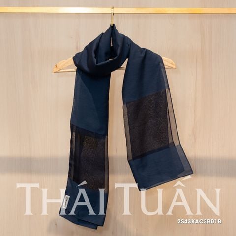 2S43KAC3R01B Khăn Choàng Chữ Nhật Cao Cấp 1 Lớp 75x180 cm