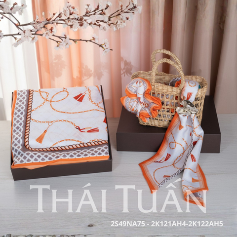 Combo Khăn Choàng Cao Cấp Thái Tuấn 2S49NA75