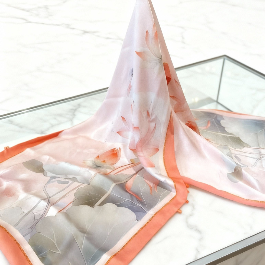 Khăn Choàng Chữ Nhật 2 Lớp 55x180cm 2S51LAB2B01B