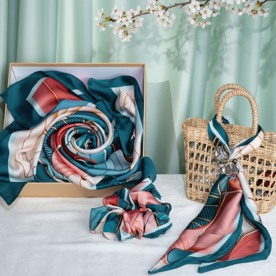 Combo Khăn Choàng Cao Cấp Thái Tuấn 2S53NA75