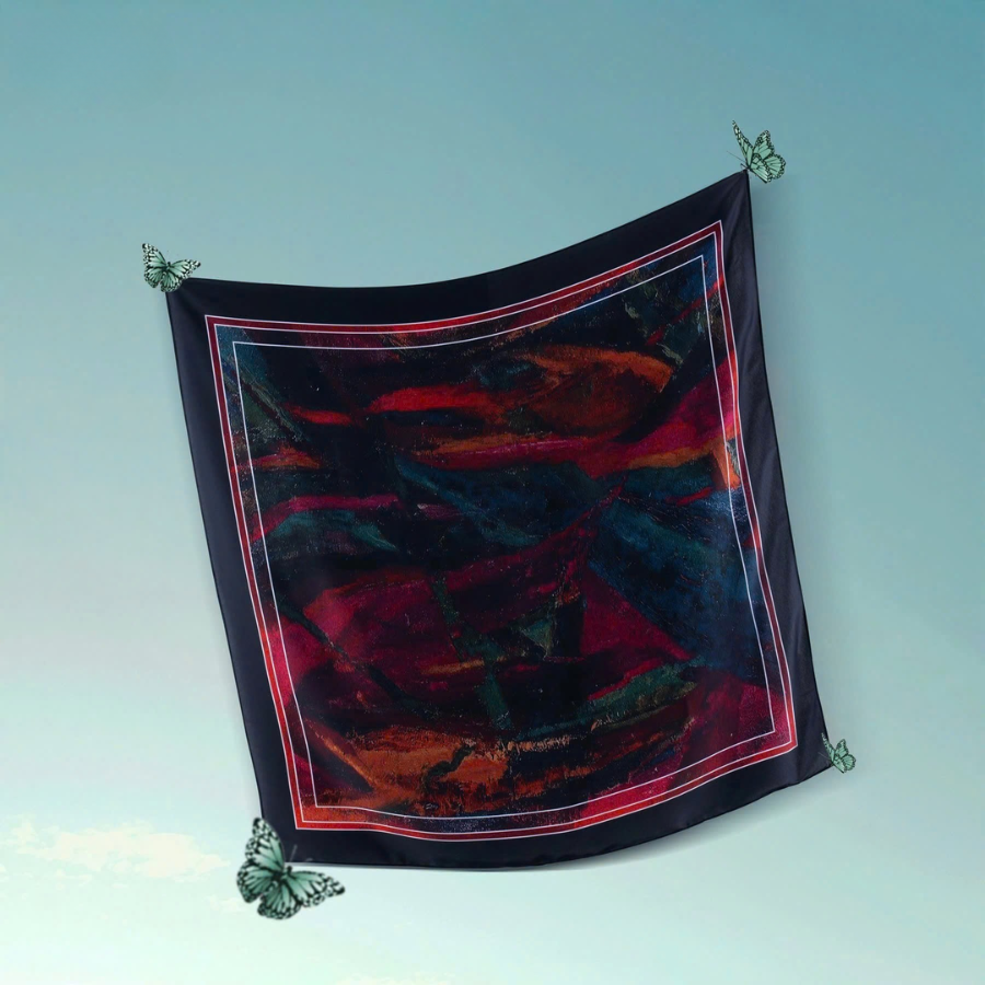 Khăn Choàng Vuông 1 Lớp 75x75cm 2S55EA75