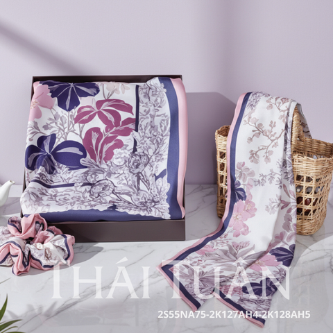 Combo Khăn Choàng Cao Cấp Thái Tuấn 2S55NA75