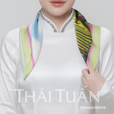 Khăn Choàng Vuông Cao Cấp 1 Lớp 45x45cm 2S94MA45