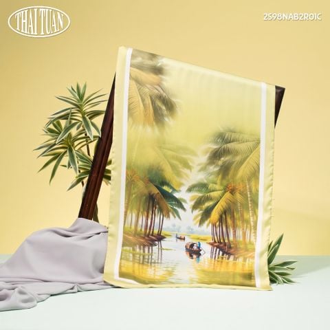Khăn Choàng Chữ Nhật In 2 Lớp Cao Cấp 55x180cm 2S98NAB2R01