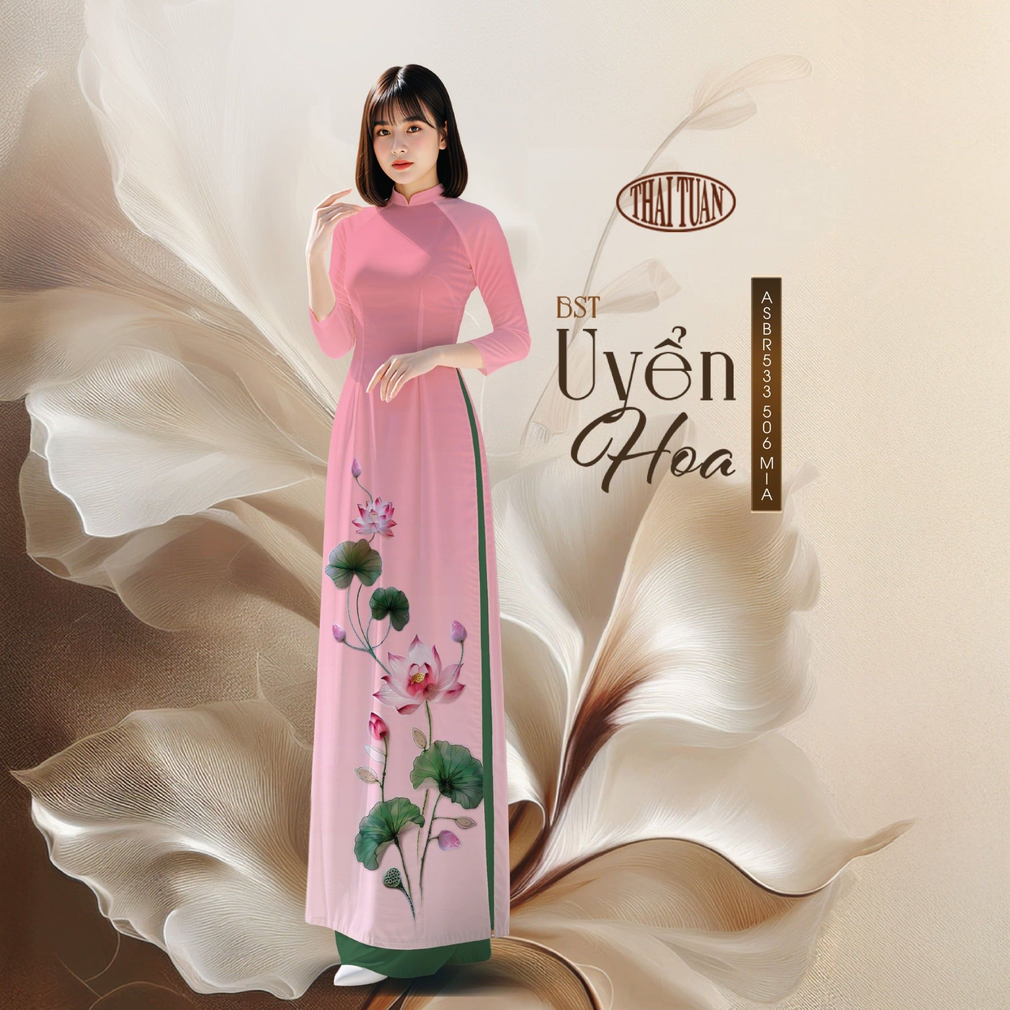 Vải Áo Dài Sắc Phương Nam Kháng Khuẩn 1m50 x 2m1 ASBR53506MIA