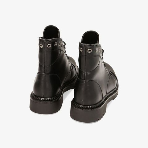 Giày Boots Primadonna Collection Black Amphibian With Rhinestones