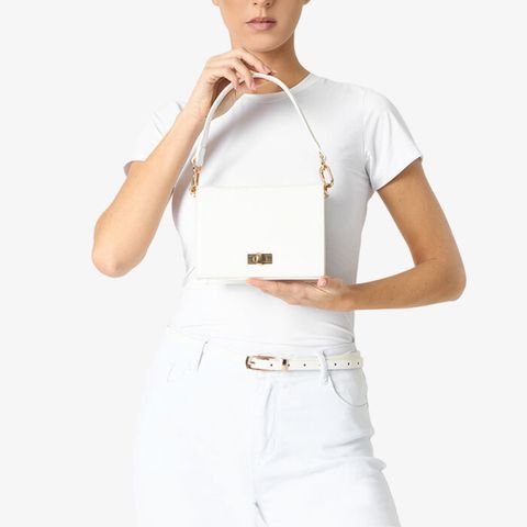 Túi Xách Tay Nữ Primadonna (26053) White Uni