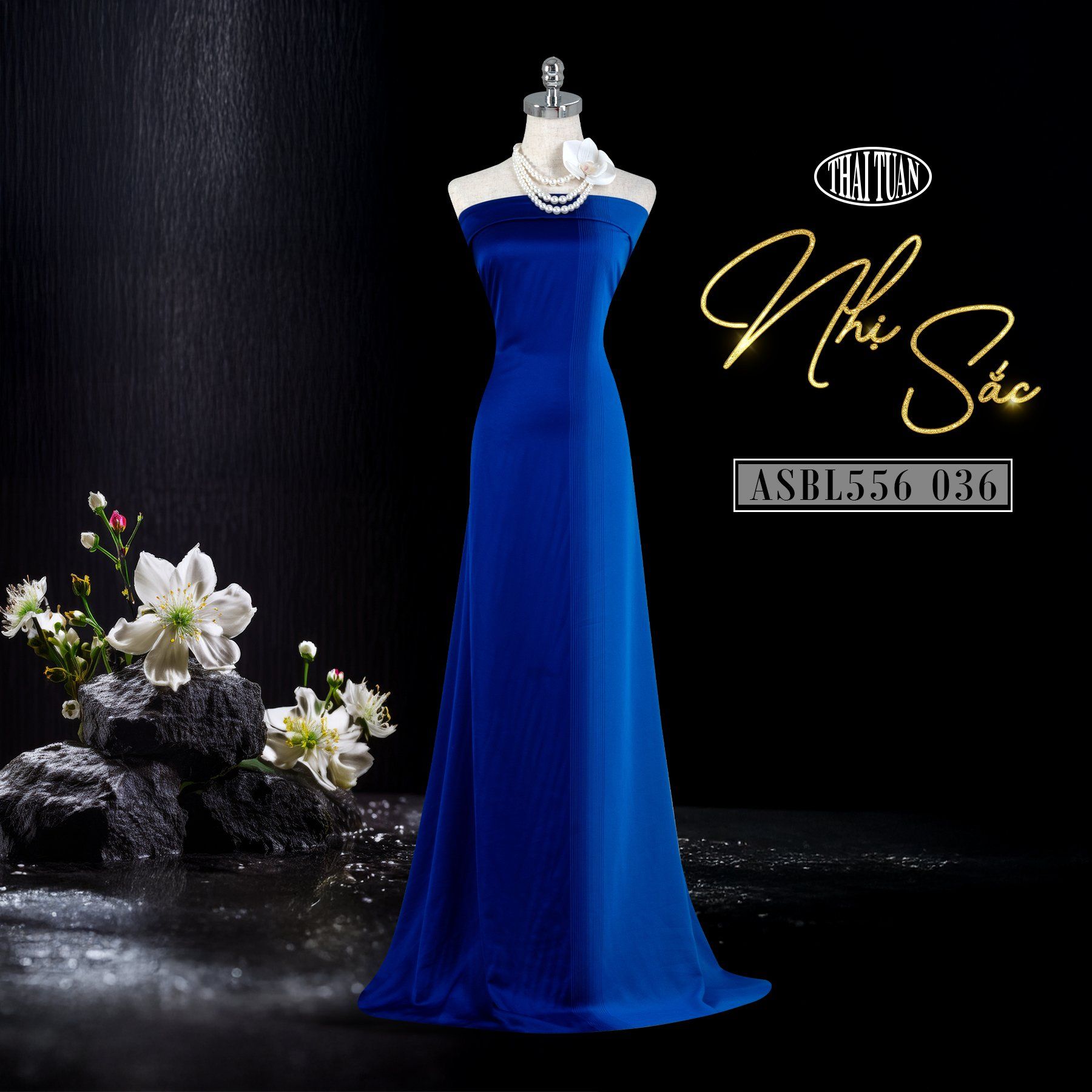 Vải In Hoa Văn Cách Điệu Màu Hồng 2 Ánh Khổ 1m50 Dài 3m ASBL556036