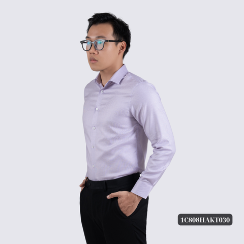 Áo sơ mi nam dài tay màu tím nhạt GENTITI by Thái Tuấn - 1C808HAKT030