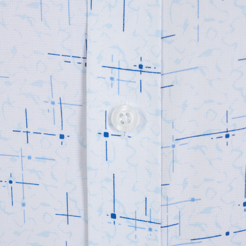 Áo sơ mi nam tay ngắn họa tiết hoa văn cách điệu GENTITI By Thái Tuấn - 1C811HAKT731