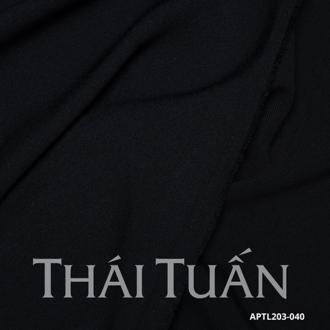 Vải Kaki Thun Trơn Màu Đen Co Giãn 1m5x1m5 APTL203040