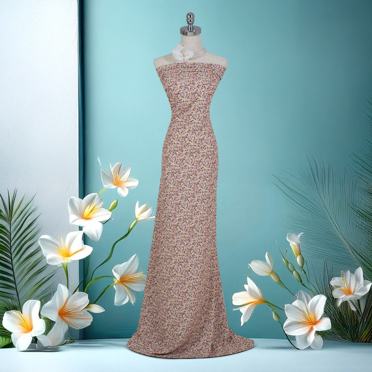 ASBR533202G6K Vải In Bông Đều Cao Cấp Họa Tiết 1m5 x 2m