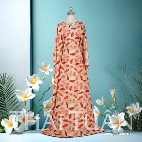 Vải In Bông Đều Cao Cấp Họa Tiết 1m5 x 2m ASBR533407DYF