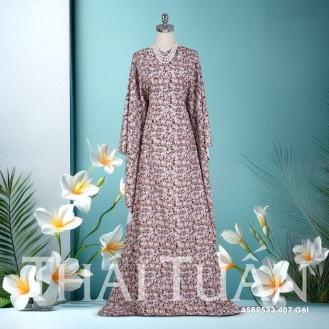 Vải In Bông Đều Cao Cấp Họa Tiết 1m5 x 2m ASBR533407G6I