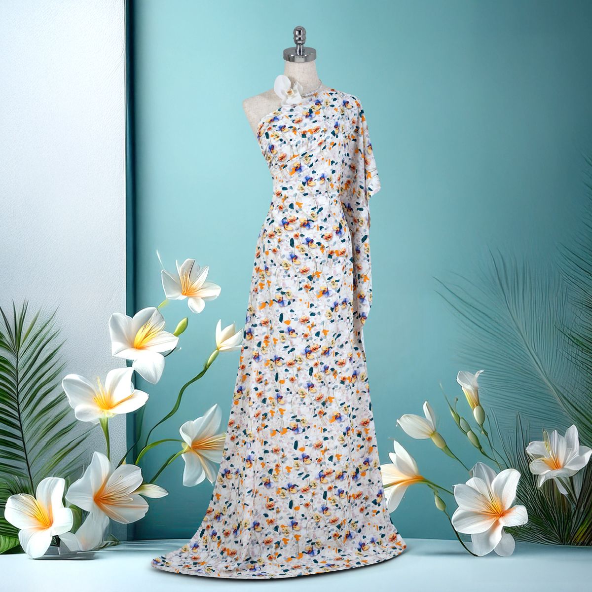 ASBR533411H0R Vải In Bông Đều Kháng Khuẩn