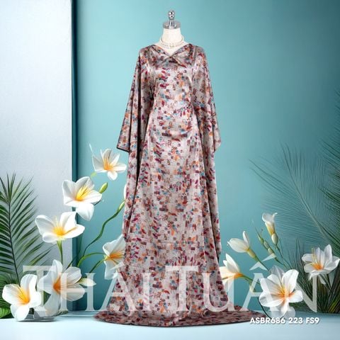 Vải In Hoa Văn Đều Cao Cấp Khổ 1m5 x 2m2 ASBA686223FS9