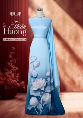 Vải Cao Cấp Thiên Hương Kháng Khuẩn Đính Đá ASB6787W68MG5