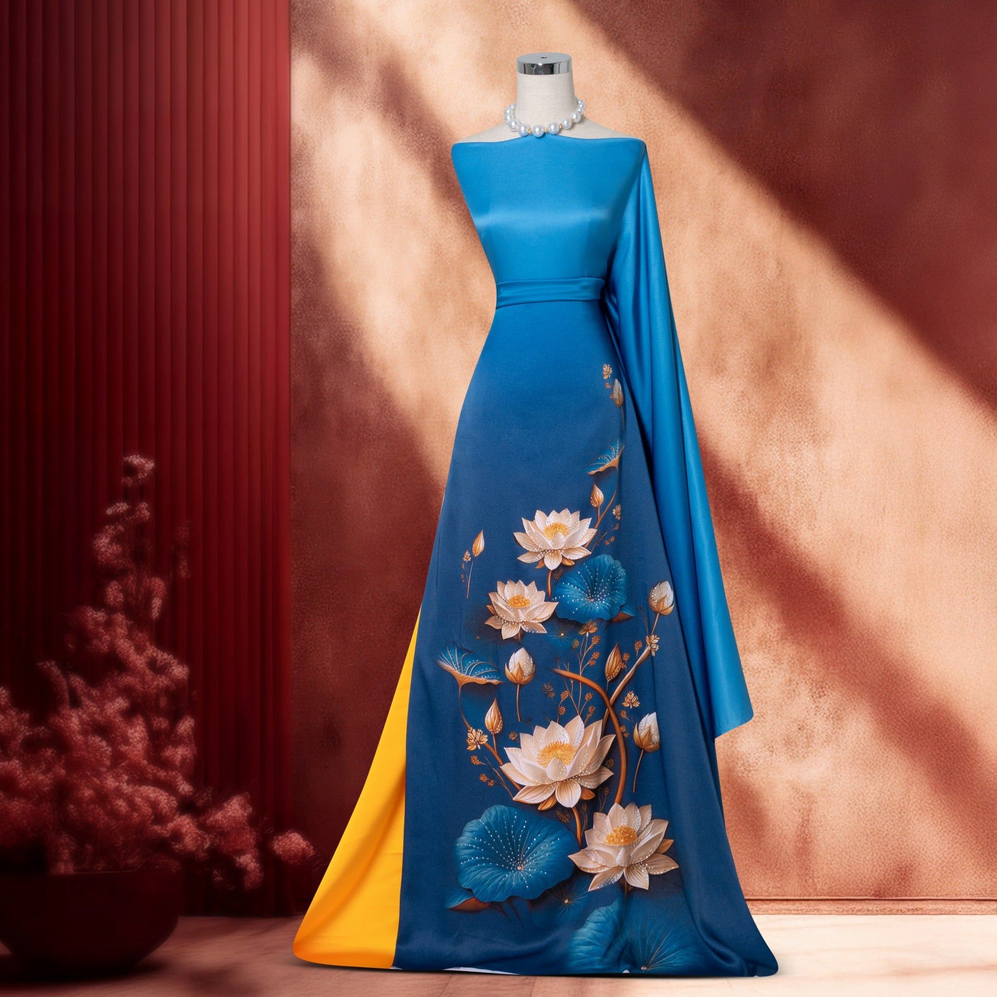 Vải Cao Cấp Thiên Hương Kháng Khuẩn Đính Đá ASB6787W71MG2