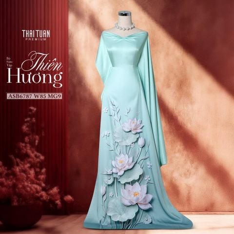 Vải Cao Cấp Thiên Hương Kháng Khuẩn Đính Đá ASB6787W85MG9