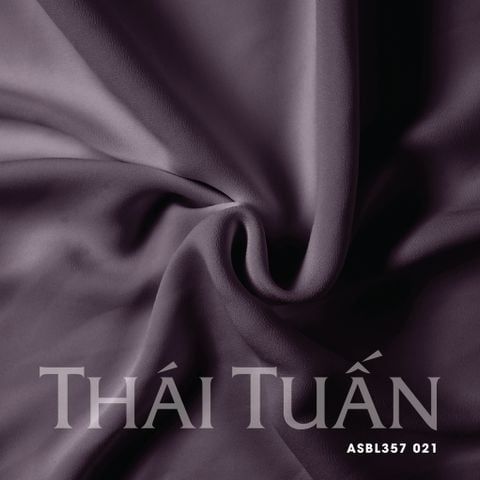 ASBL357021 Vải Lụa Hồng Nhung Màu Nâu Khổ 1m5 x 1m2