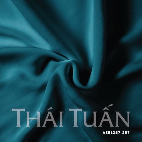 ASBL357257 Vải Lụa Hồng Nhung Màu Xanh Khổ 1m5 x 1m2