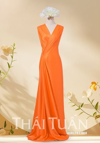 ASBL787008 Vải Trơn Nguyệt Cát Màu Cam Khổ 1m5 x 1m2