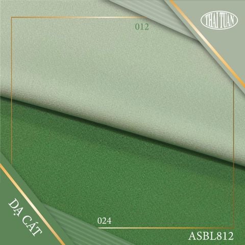 ASBL812-024 Vải Dạ Cát Màu Xanh Lá Khổ 1m5 x 1m2