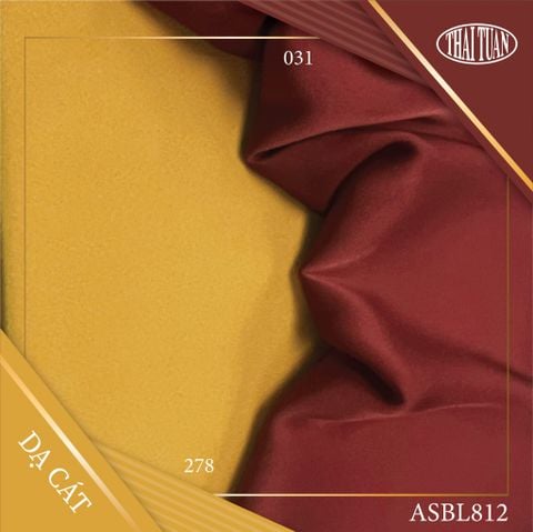 Vải Dạ Cát Màu Đỏ Khổ 1m50 x 1m2 ASBL812031