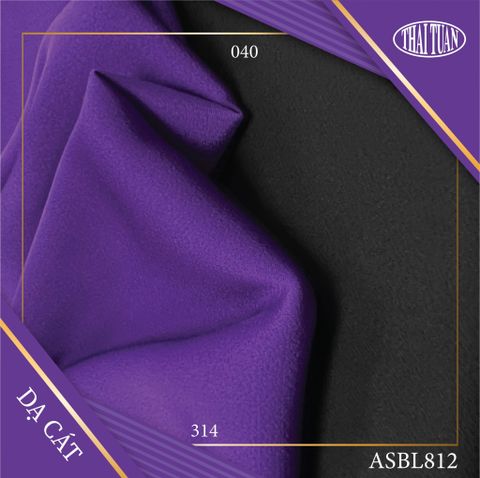 ASBL812-040 Vải Dạ Cát Màu Đỏ Khổ 1m5 x 1m1