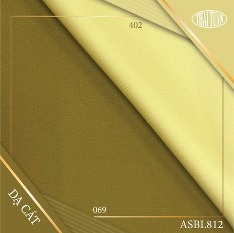 Vải Dạ Cát Màu Vàng Khổ 1m50 x 1m2 ASBL812402