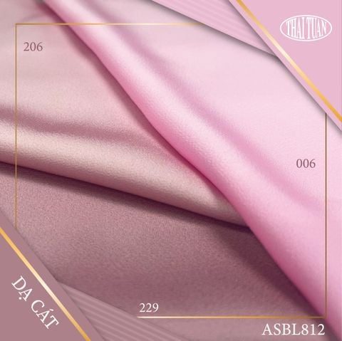 Vải Dạ Cát Màu Hồng Nhạt Khổ 1m5 x 1m2 ASBL812006