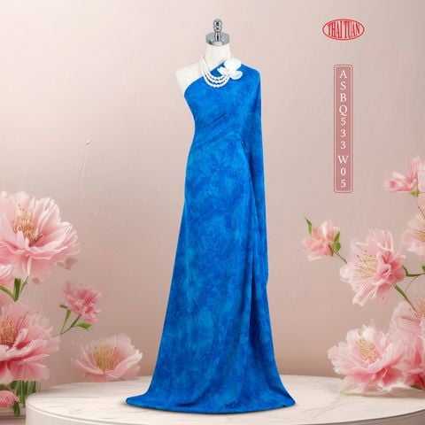ASBQ533-W05 Vải Lụa Trơn Công Nghệ Wash Khổ 1m5 x 2m