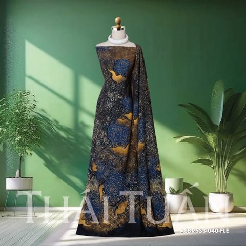 ASBR533040FLE Vải Áo Dài Sắc Phương Nam Kháng Khuẩn 1m50 x 2m1