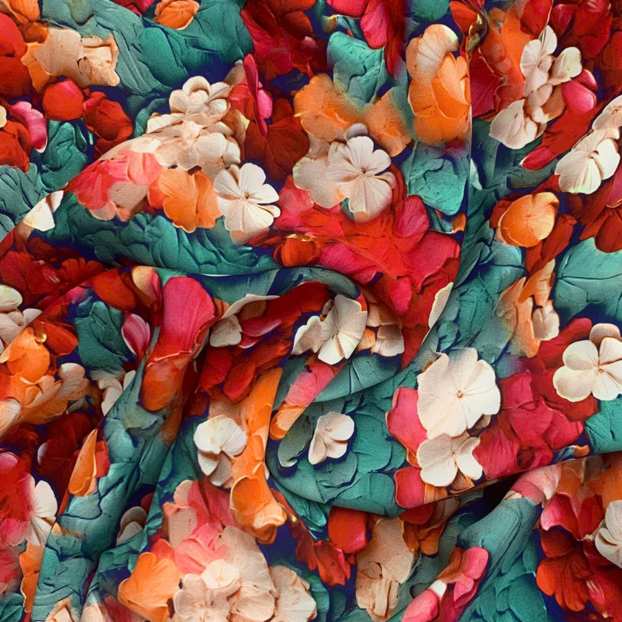 ASBR533-242-LXB Vải In Hoa Văn Đều Cao Cấp Khổ 1m5 x 2m