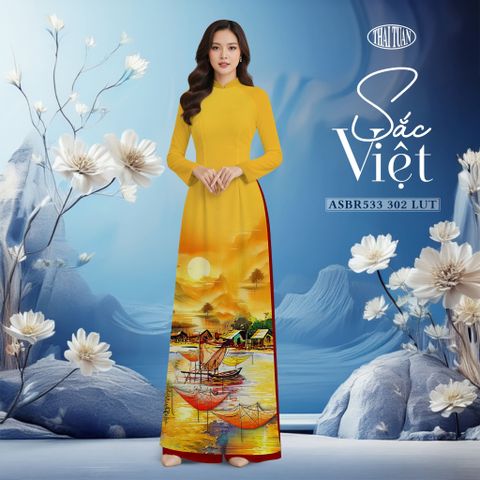 Vải In Sắc Phương Nam Hoa Lá Đặc Biệt Phong Cảnh Kháng Khuẩn 1m5 x 2m3 ASBR533302LUT