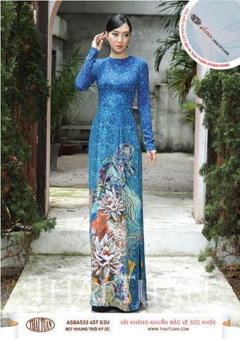 Vải Áo Dài Sắc Phương Nam Kháng Khuẩn Khổ 1m50 x 2m1 ASBR533457G3U