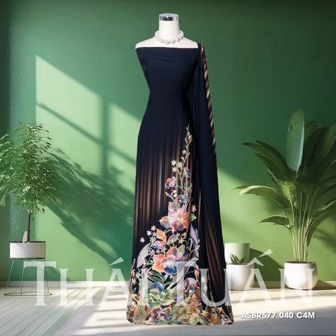 Vải In Sắc Phương Nam Hoa Lá Kháng Khuẩn 1m5 x 2m1 ASBR577040C4M